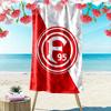 Fortuna Dsseldorf Print Beach Towel, Large Soft Quick Dry Towel for Beach Camping Swimming