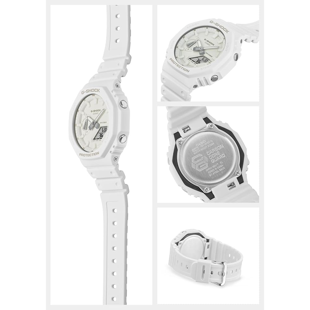 [Casio] Часы G-Shock [Оригинальный отечественный продукт] Серия TONE-ONTONE GA-2100-7A7JF Мужские белые