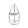 Hanging Double Layer Bird Feeder Large Capacity Durable Bird Water Bowl Convenient Dual-purpose Bird Feeding Dish Outside Patio