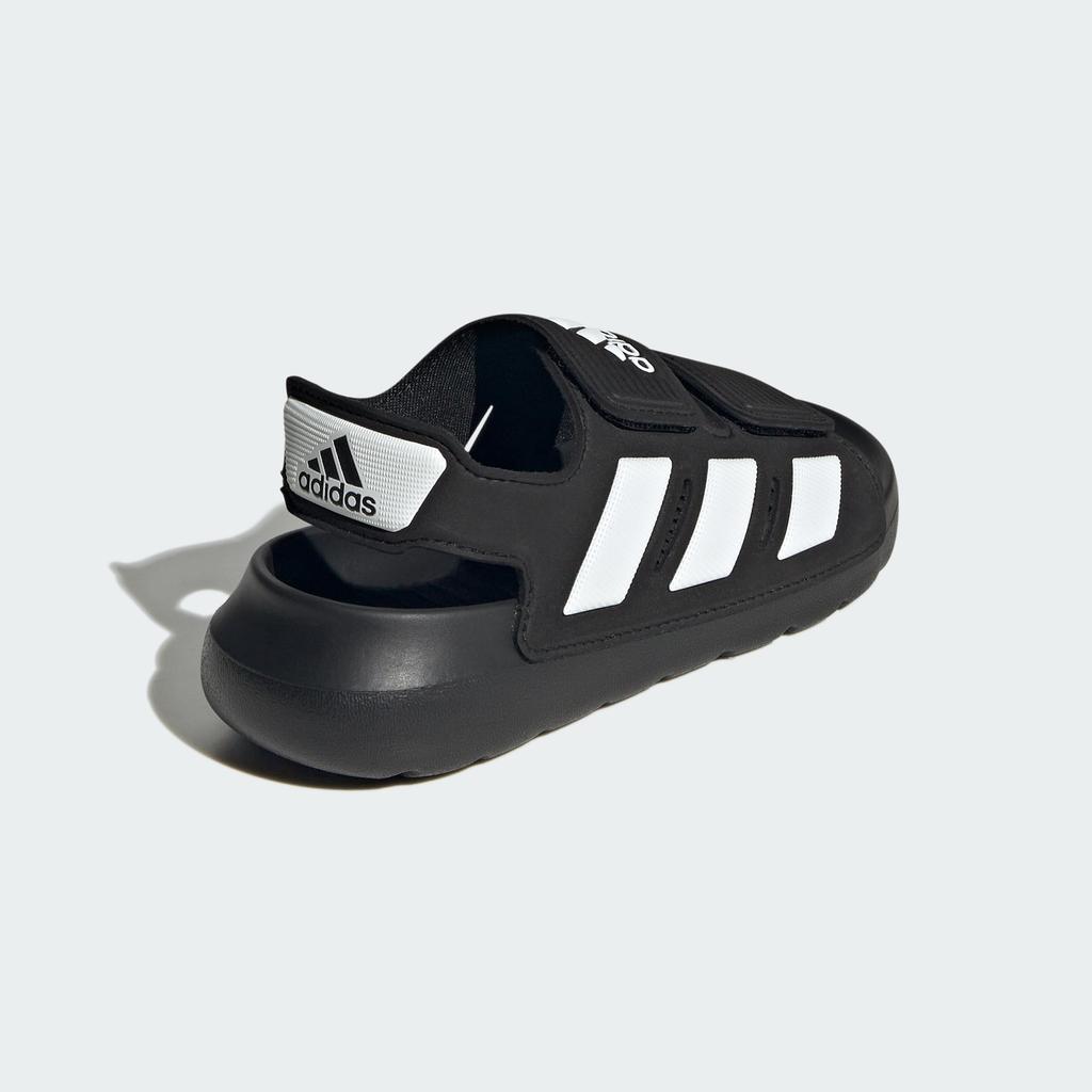 adidas Подростковые плавательные шлепанцы Junior Alta Swim Sports Sizes Boys и Core Black 2.0, 17-22см, для девочек, MCS39, черный/белый/основной (ID2839), 19,0 см