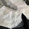 Девочки Весна и Лето Новые Сексуальные Кружевные Хлопковые 7a Антибактериальные Треугольные Трусики с Удлиненной Ластовицей