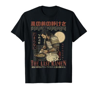 Футболка Samurai Last Japanese Streetwear "The Ramen" Укиё-э