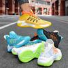 Breathable Running Shoes Medium Top Non-slip Youth Sneakers Shock Absorption Black Sneakers Men's Platform Basketball Shoes