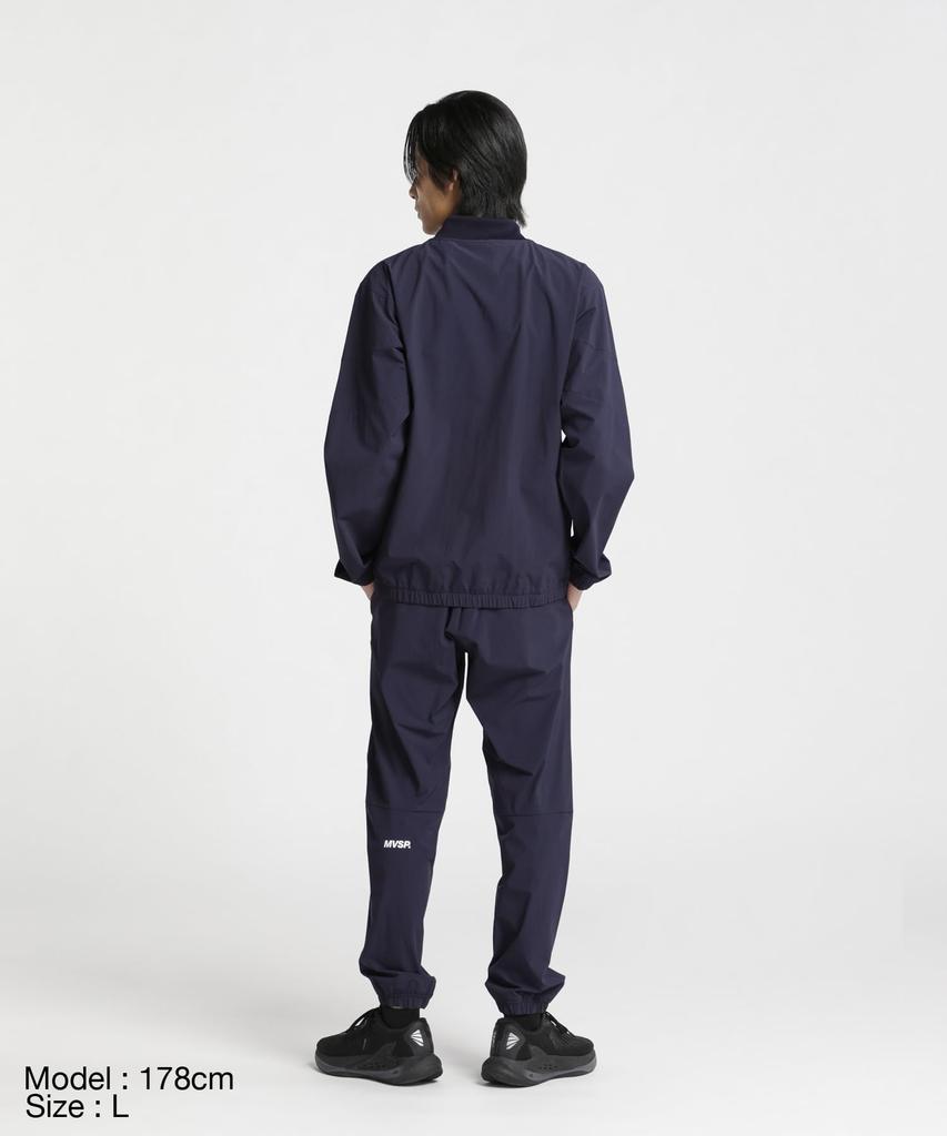 Jersey Descente 4WAY Stretch Nylon Full Zip Hoodie 4WAY Stretch Water Repellent Training Running S [Move Sports] NV(DMMXJF13A)