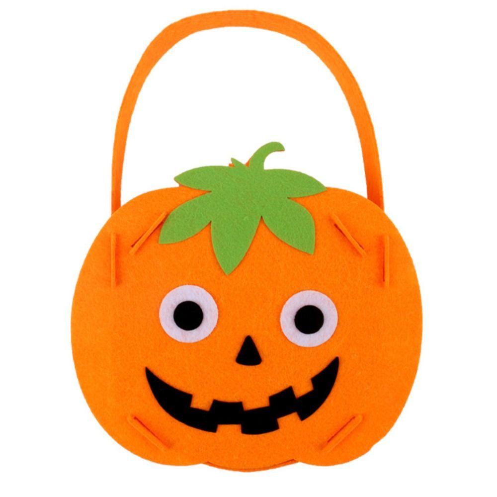 Trick Or Treat Halloween Candy Bag Halloween Decoration Gift Basket Party Halloween Bag For Kids