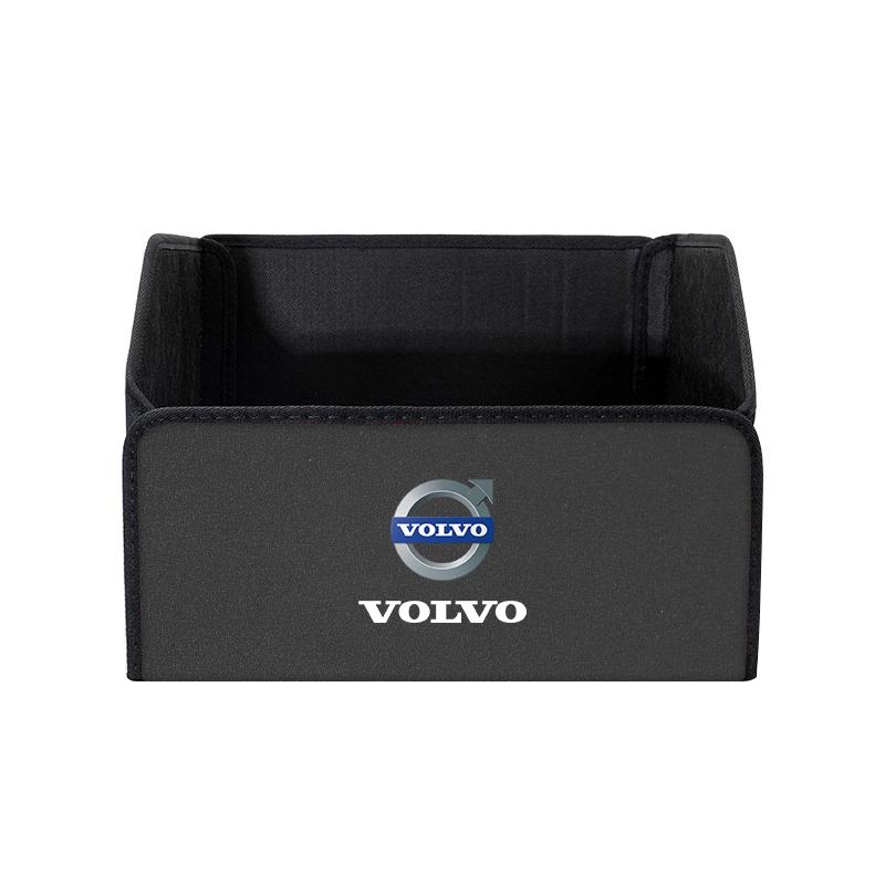 ktnbq3 Folding Car Trunk Organizer Box Auto Tools Storage Bag Stowing Tidying For Volvo XC60 XC90 S60 XC40 V40 V60 C30 V70 S90 T6 V90