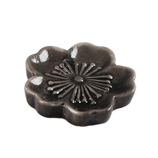 Подставка для палочек для еды в форме сакуры, керамический держатель для палочек для еды, универсальный держатель для посуды для дома, кухни, ресторана