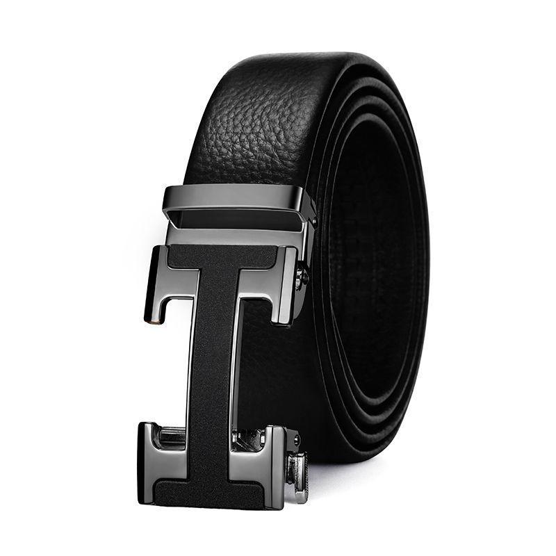 [Быстрая прическа] Классический мужской ремень с автоматической пряжкой в виде буквы H Мужской