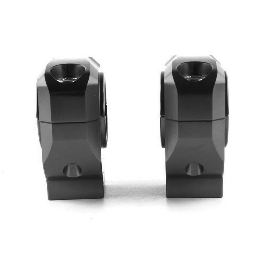 Универсальные мотоциклетные алюминиевые проставки руля с отверстием для винта 28,6 мм 1-1/8 дюйма, толстый руль, крепежный зажим для гонок и скутера