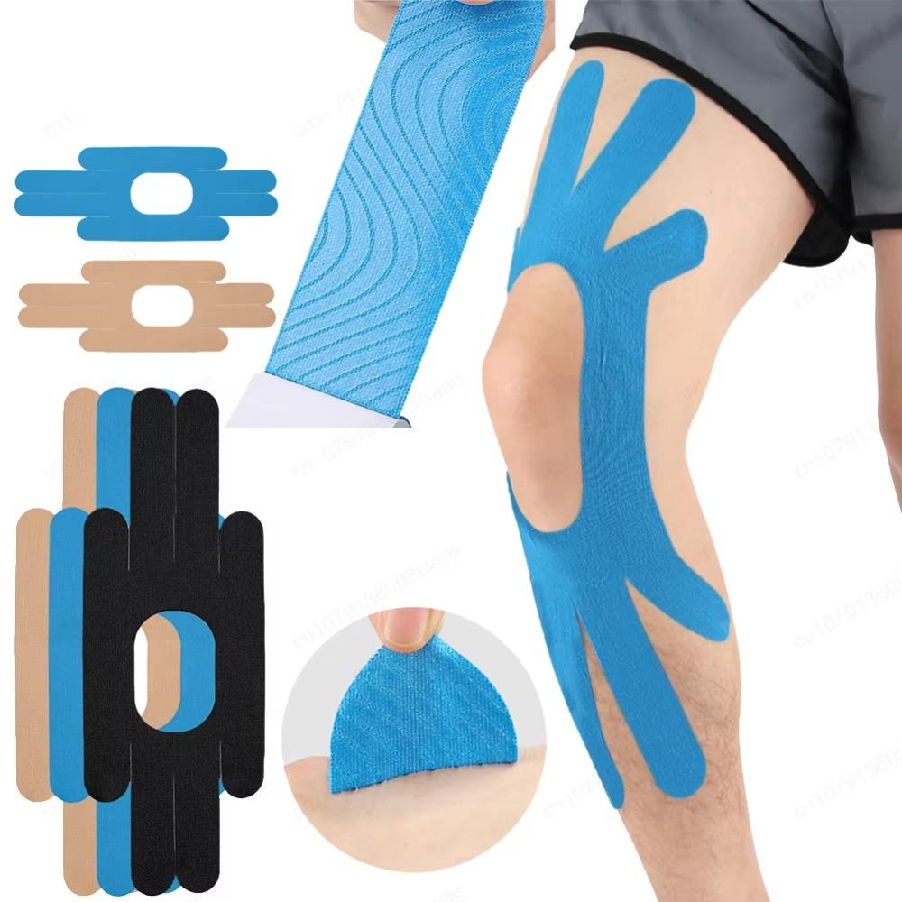 Recovery Stickers Knee Kinesiology Tape Pre-Cut Fitness Muscle Patch Unisex