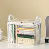 Многофункциональная сумка для хранения игрушечных кукол, бытовая, большая вместимость, портативный водонепроницаемый органайзер для сортировки книг, складная прозрачная корзина из ПВХ