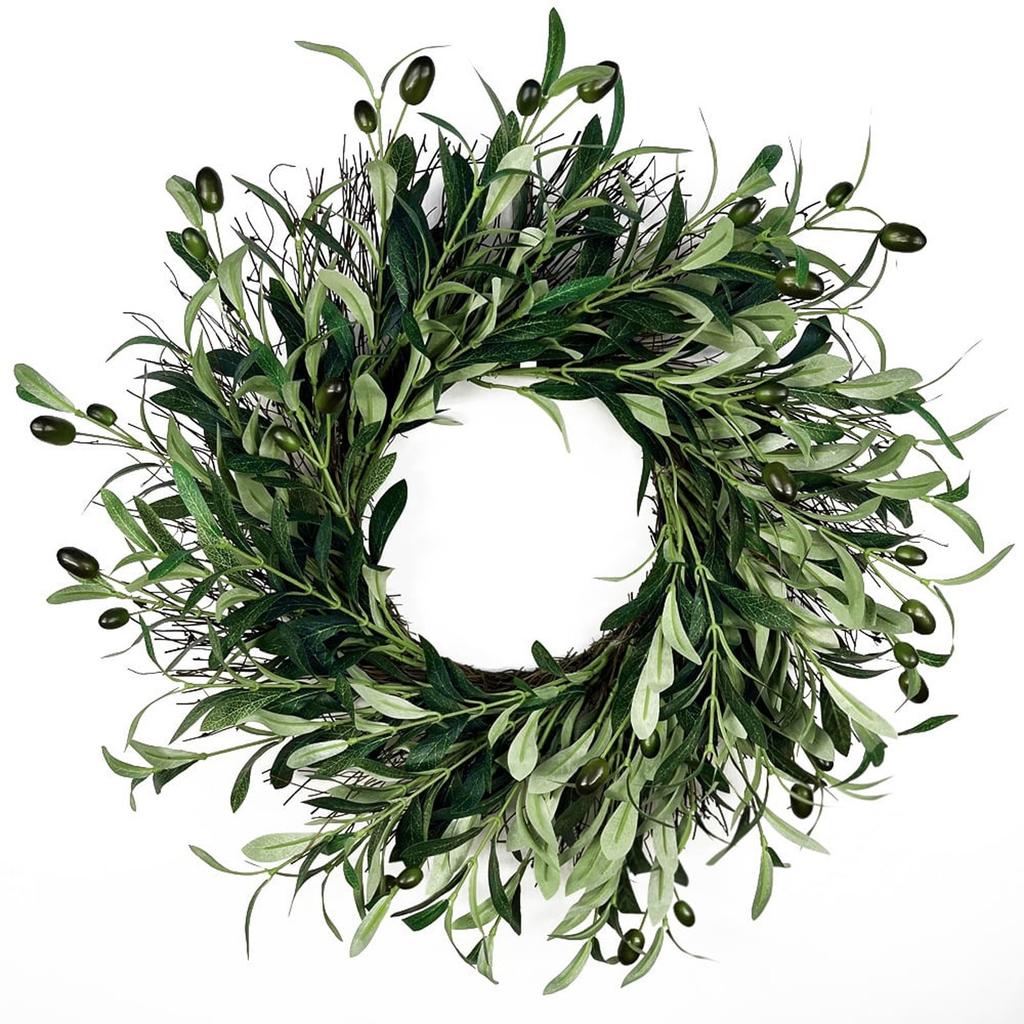 Simulation Olive Wreath Home Decoration Front Door Wall Hanging