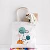 Matisse Face Art Women Shoulder Bag Fashion Harajuku Vintage Ulzzang Canvas Tote Bag Abstract Korean Tote Bag