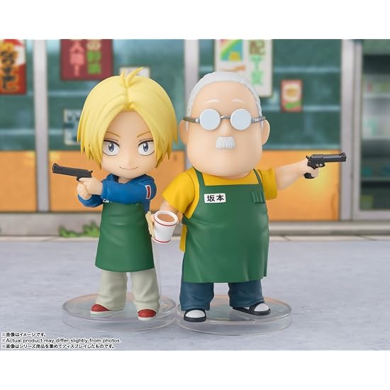 TAMASHII NATIONS Figuarts mini SAKAMOTO DAYS Син Асакура Прибл.. 90-мм подвижная фигурка из ПВХ и АБС, окрашенная