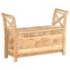 Hall Bench 103 x 33 x 72 cm Solid Mango Wood