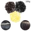 100 г кератиновый клей в виде гранул, сильная фиксация, термоплавкий, нескользящий, липкий клей для волос