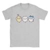 Мужские футболки Chiikawa Hachiware Usagi Cute Kawaii Vintage Cotton Tee Shirt Short Sleeve T Shirt O Neck Tops Plus Size