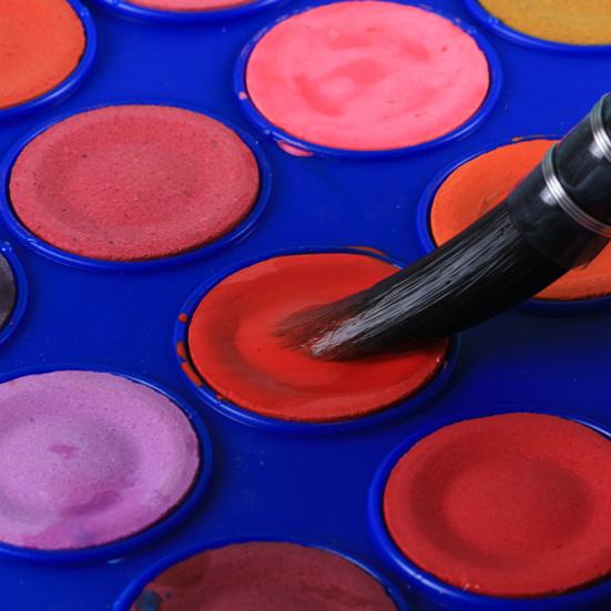 Набор акварельных красок с акварельной кистью 12/24/36/48 ярких цветов высокопигментированная живопись художественный подарок для начинающих профессионалов