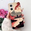Clear For Oppo Reno 7Z 5G CPH2343 Case For Oppo Reno 8Z 5G CPH2457 Cover Luxury Butterfly Love Fashion Flowers Cool Lion Painted