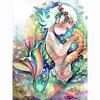 Full 5D Diy Diamond Painting Watercolour Mermaid Embroidery Cross Stitch Home Decor Handmade Gift