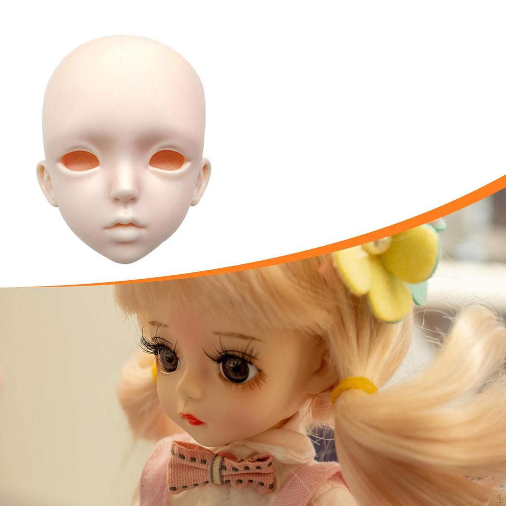 1/3 BJD Кукольная голова DIY Игрушка Аксессуар для энтузиастов кукол Дисплей для 24 дюймов высоты 3D Лысая Коллекция