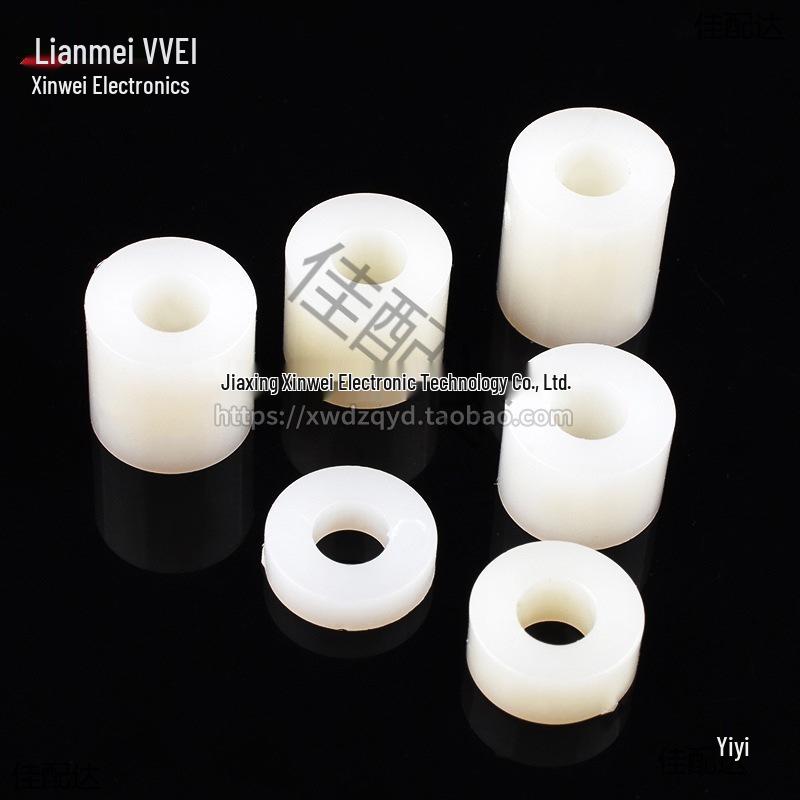 100 шт. Набор нейлоновых стоек M3 – Изолирующие пластиковые стойки с ABS-шайбами