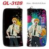 Pochita Chainsaw Man Wallet PU Leather Full Color Long Zip Clutch Anime Card Holder
