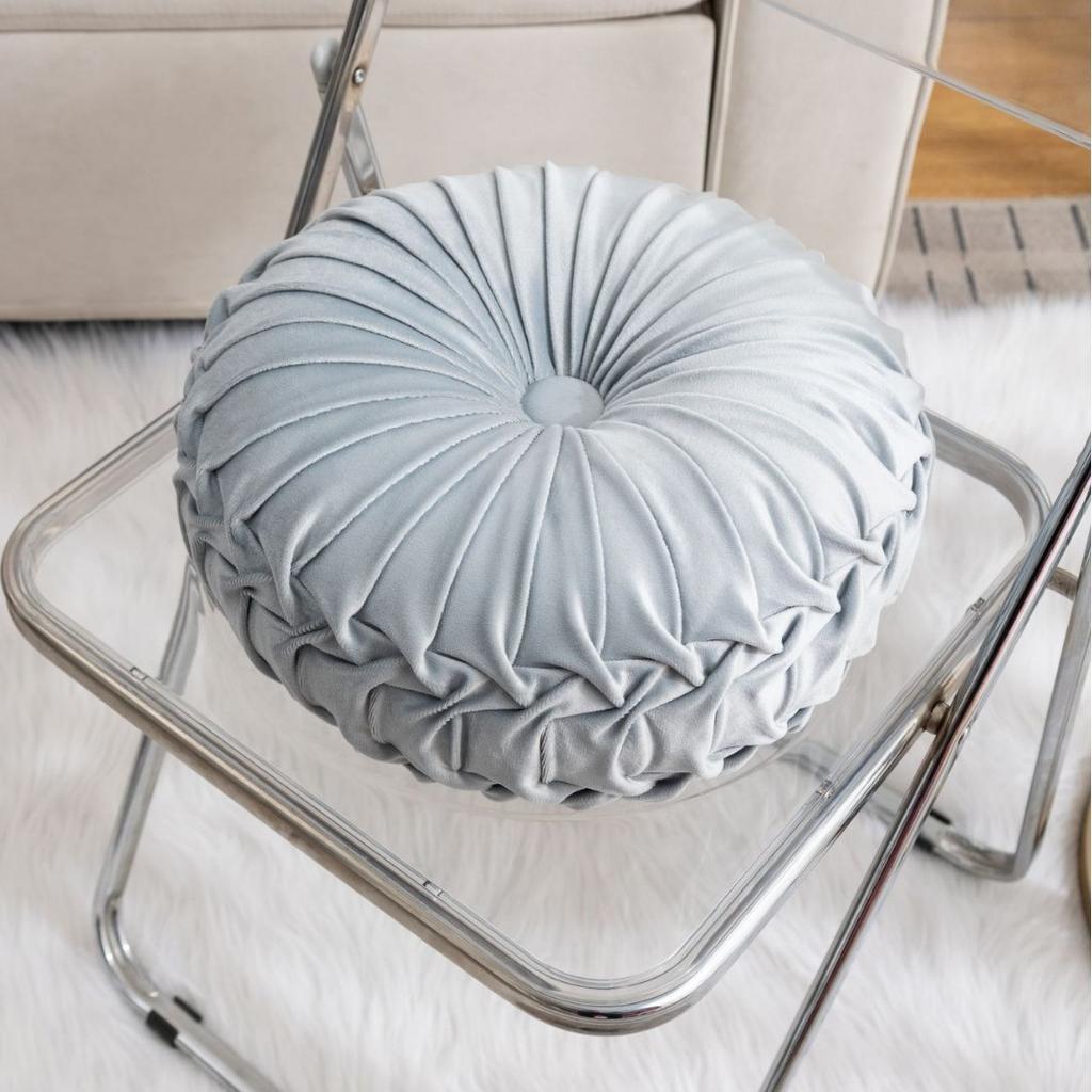 Nordic Ins Pumpkin Pillow Round Pillow Pink Seat Cushion Waist Pillow Living Room Sofa Homestay Decoration Wheels PuTuan