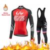 Women's Cycling Clothes Winter Road Cycling Jerseys Cycling Bibs Sponge Cushions Windproof and Warm Riding Sportswear Set