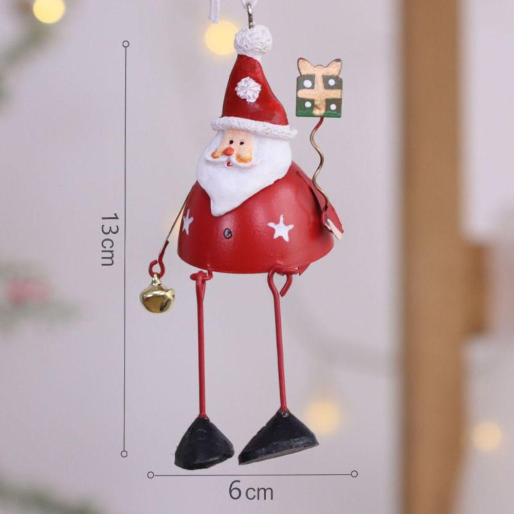 Подвески на елку в виде снеговика/лося/Санта-Клауса, украшение для рождественской вечеринки