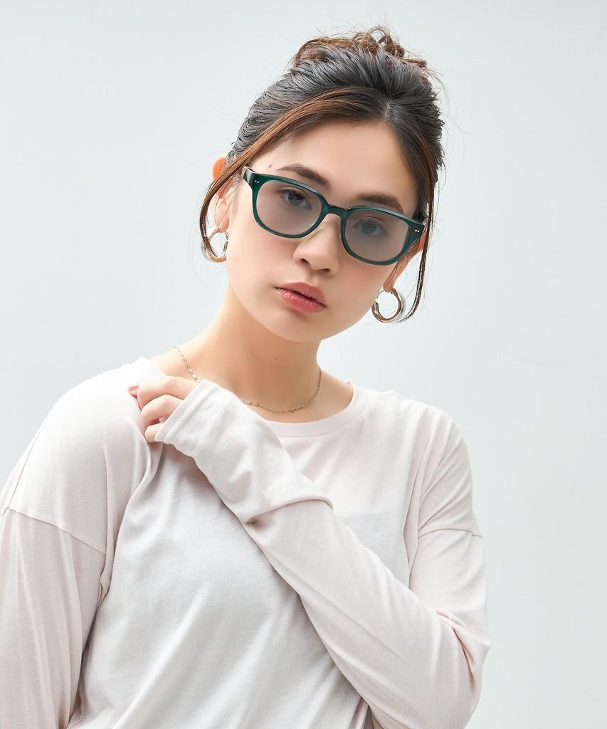 Zoff Suncut UV Cut Sunglasses For Golf and Sports SNAP GRIP UV Protection Glasses/100% Wellington-Style (Green) Men's 5317-150