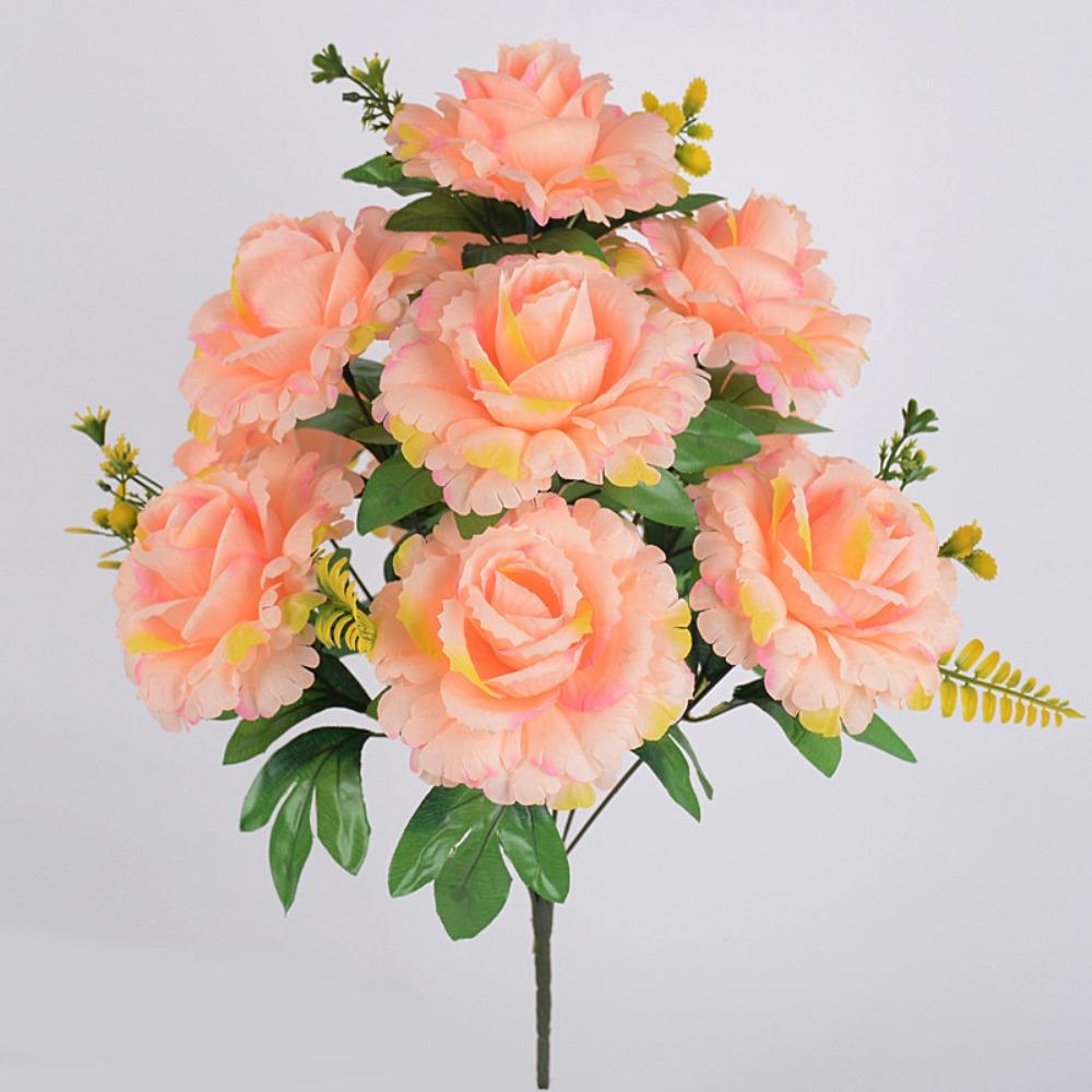 Mini Valentine's Day Flowers 11 Heads Natural Simulated Rose New Real Happy Flower  Home Decorative
