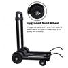 Foldable Hand Truck Dolly, Adjustable Cargo Cart, Portable 100 LB Utility Cart for Luggage, Travel,