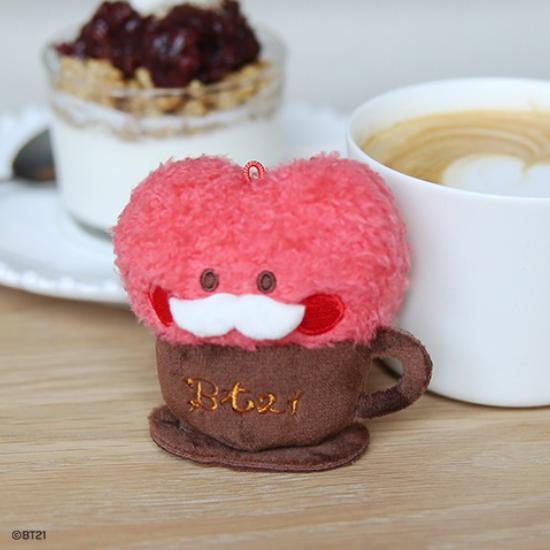 BT21 Брелок для ключей Minini Doll Latte ver.
