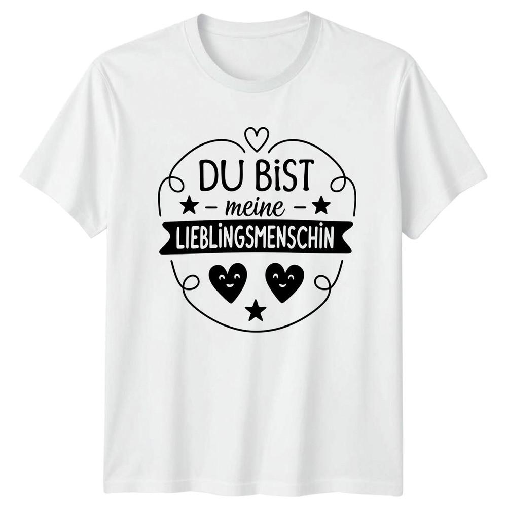 Du Bist Meine LieblingsUnisexschin Unisexs TShirt GerUnisex Friendship Gift For Her
