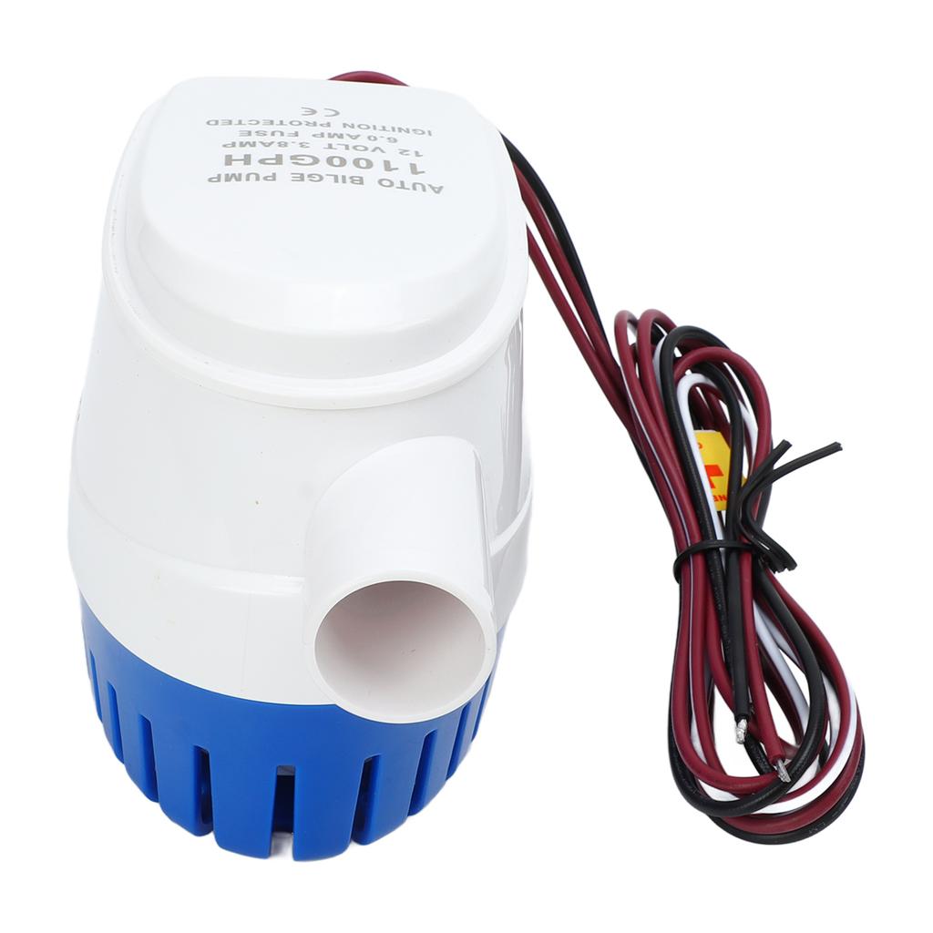 Автоматический погружной насос для трюмной воды для лодки 12 В, пластиковые аксессуары для лодок с поплавковым выключателем 1200 галлонов в час