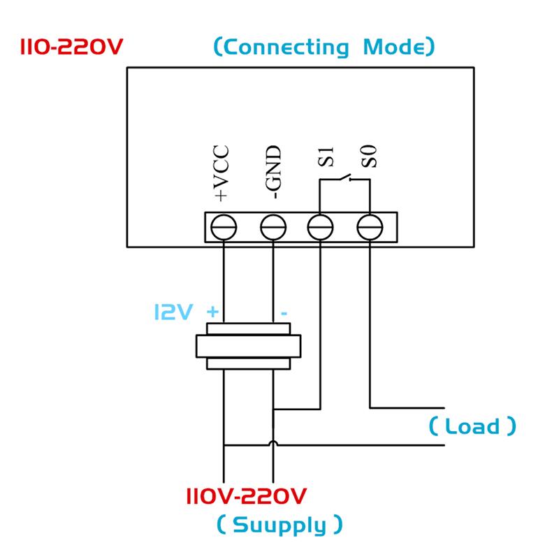 DC 12V 20A цифровой дисплей реле задержки времени циклический модуль 0-999H