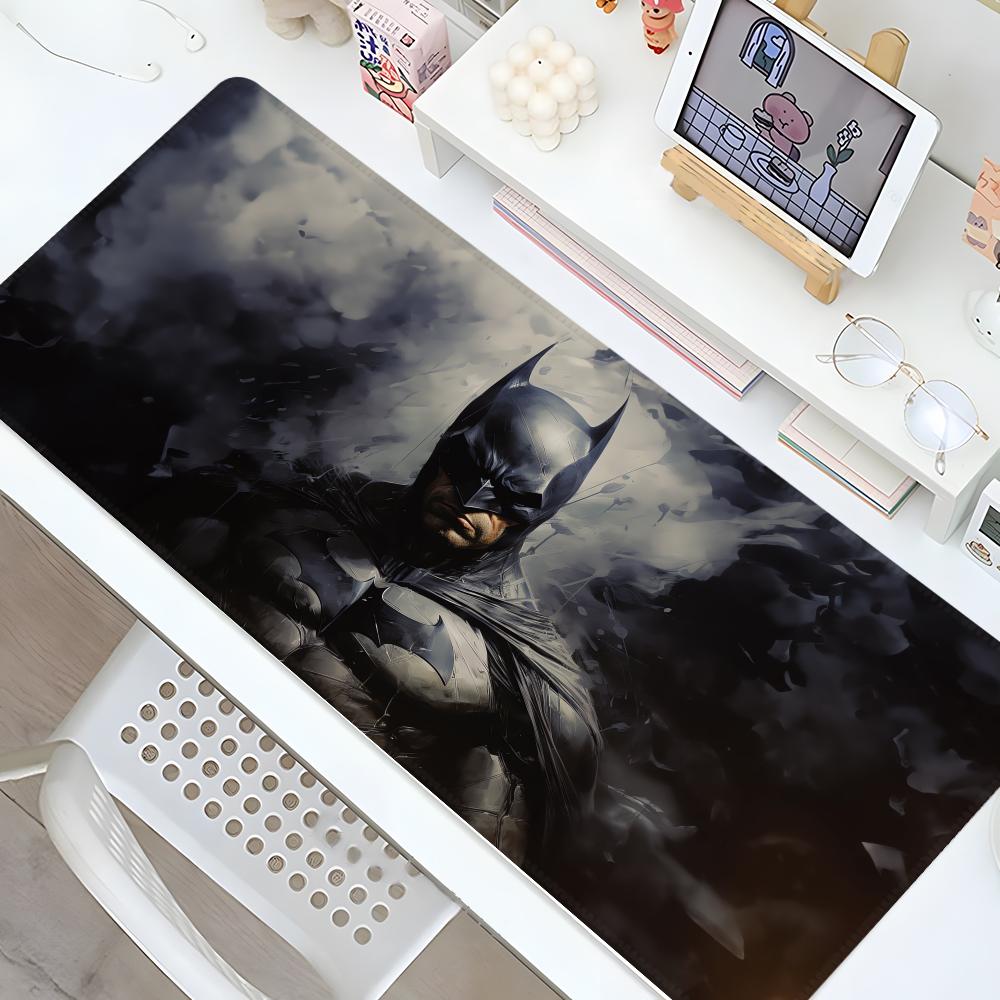 B-BatmanS Игровой коврик для мыши с блокирующим краем Большой для компьютера Игрока Большой Резиновый Аниме Арт Коврик для мыши Ноутбук Настольный коврик