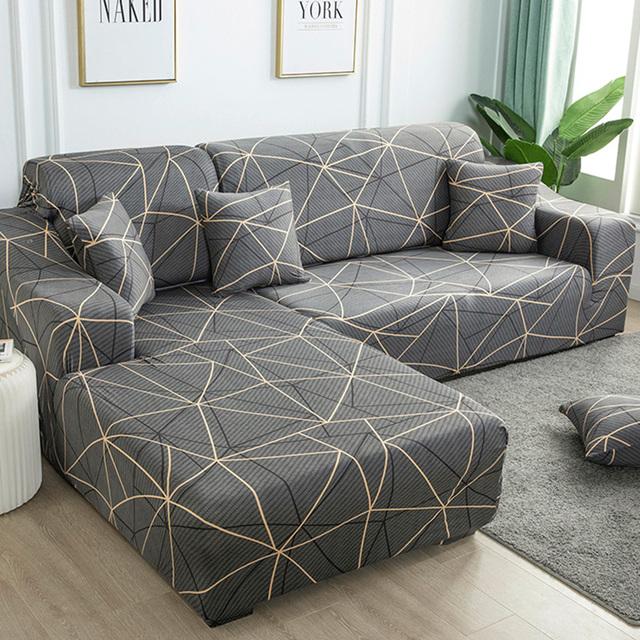 Чехол на сиденье дивана для кресел, съемные эластичные чехлы для подушек, L-образный шезлонг, угловой диван купить