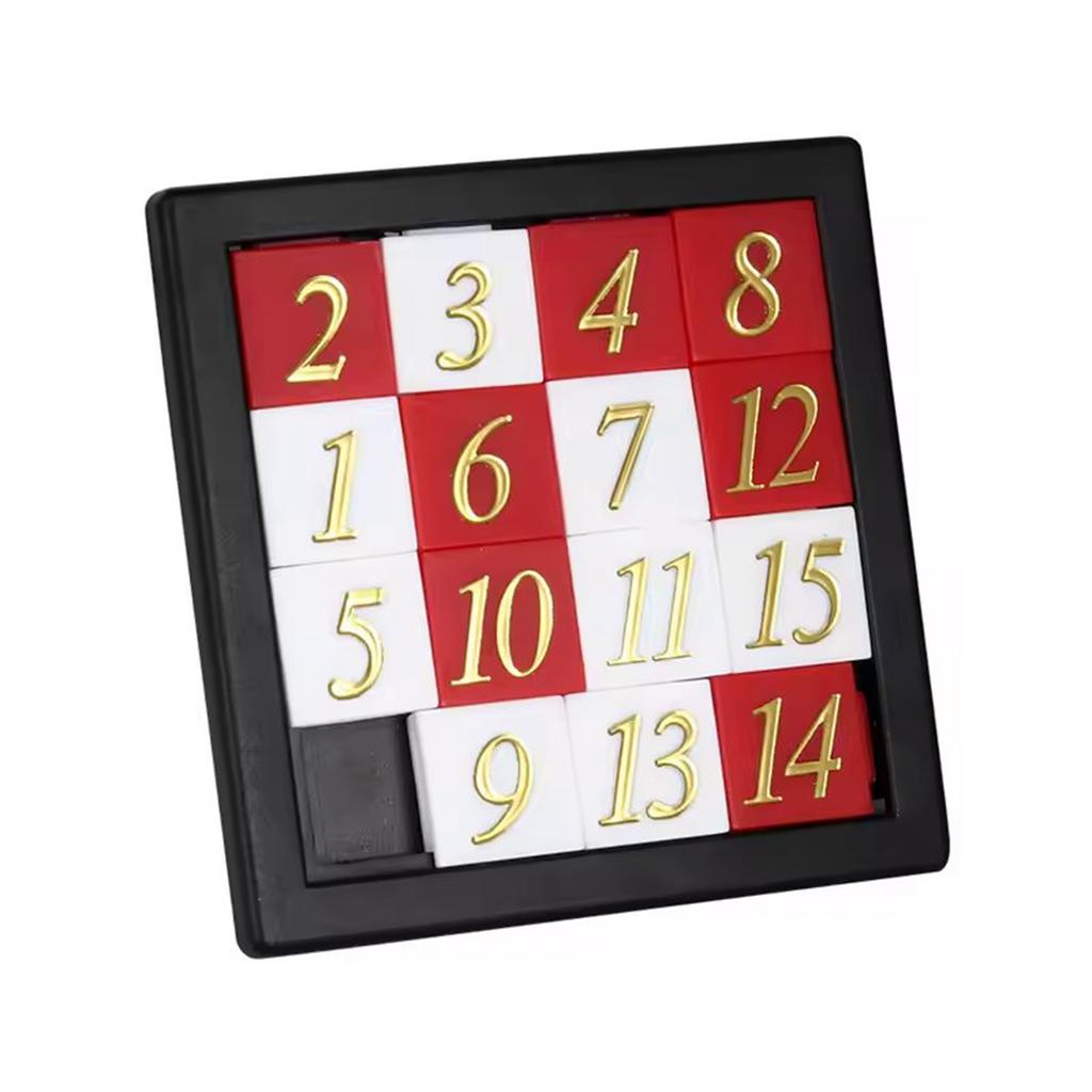 Головоломка со сдвигающимися числами Тест на интеллект Творческое обучение Детские развивающие игрушки