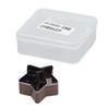 3 PCS Leather Die Cutter Pentagram Shaped Different Sizes Hollow Punching Tool with Storage Box for