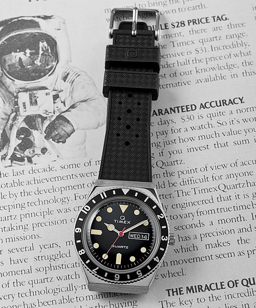 Taimaegseu Q Timex Rubber Strap Wristwatch 38Mm