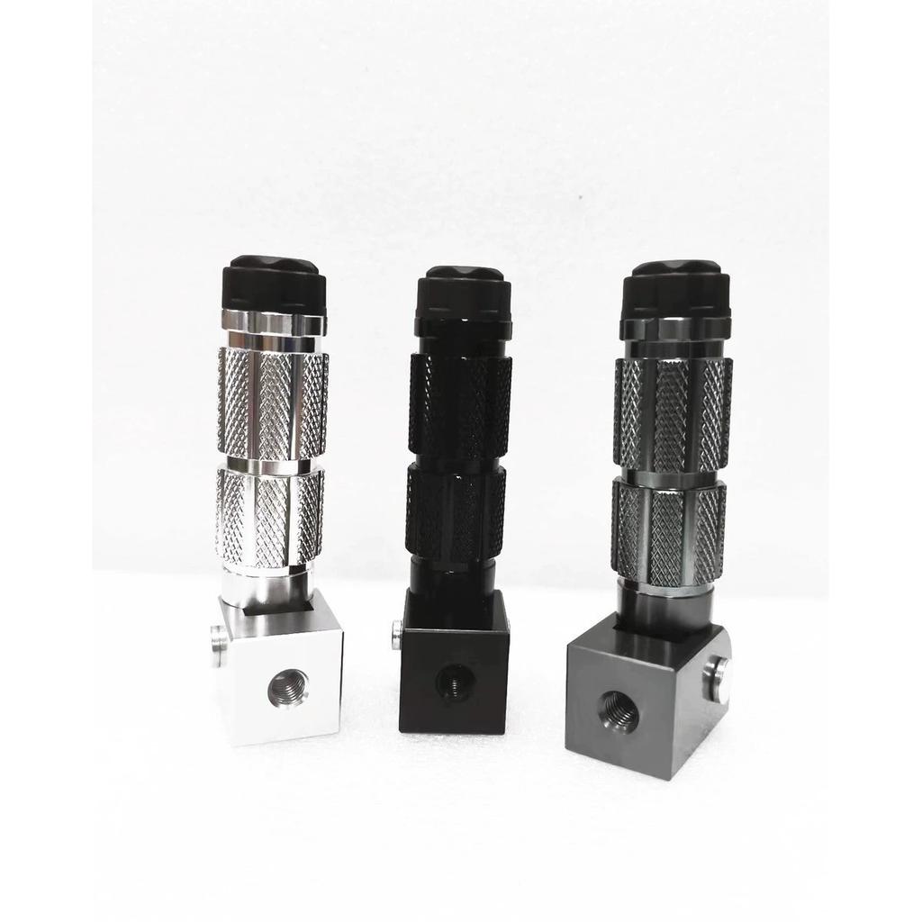 Reposapiés plegables universales CNC para motocicleta y bicicleta eléctrica de aleación de aluminio