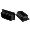 Internal cap for profile post roof 50x30 20 PCS BLACK