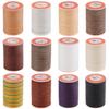Вощеный полиэстеровый шнур Круглая швейная нить для кожаных сумок ручной работы, аксессуаров для бисероплетения и DIY проектов