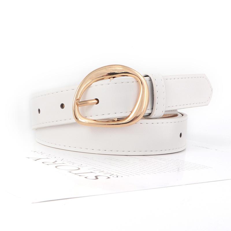 Women S Fashion Belt Pin Buckle Decorative Versatile Belt For Jeans
