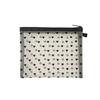 New Heart-Shaped Mesh Makeup Bag Portable Lipstick Makeup Brush Storage Bag Compact Visual Mesh Storage Pouch
