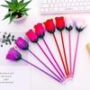 4 Piece Cute Kawaii Rose Flower Ballpoint Pen Office School Supplies Stationery Creative Sweet Pretty Lovely Soft Pen