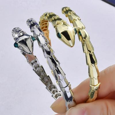 Браслет-пружинка Scallion Snake Open, женский браслет-змеевик, модный и элитный