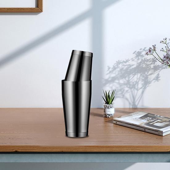 Прочный шейкер для коктейлей на 600 мл/800 мл с гладкой поверхностью из нержавеющей стали для барменов